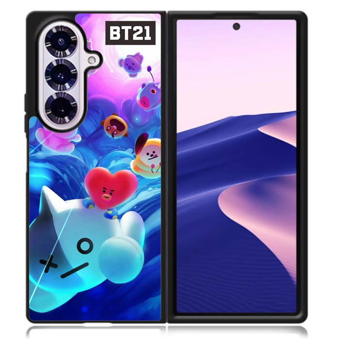 BTS Bt21 Galaxy Samsung Galaxy Z Fold 7 Case DC0249