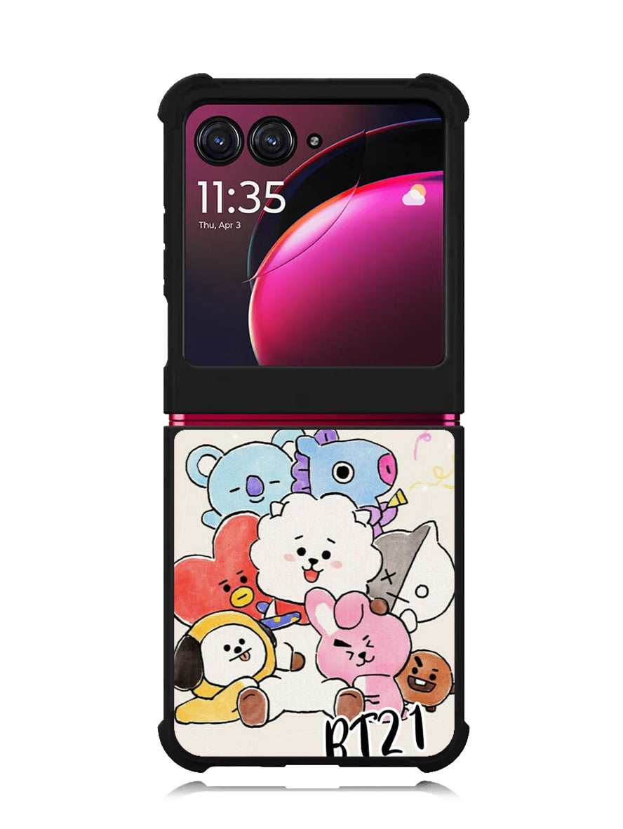 BTS BT21 Motorola Moto Razr Plus 2023 , Moto Razr+ 2023 Case
