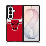 Chicago Bulls Red Logo Samsung Galaxy Z Fold 8 Ultra Case DC0324