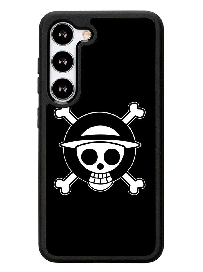 One Piece Logo Black Samsung Galaxy S23 Plus 5G / Samsung Galaxy S23+ 5G Case