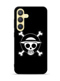 One Piece Logo Black Samsung Galaxy S24 Plus 5G , Samsung Galaxy S24+ 5G Case