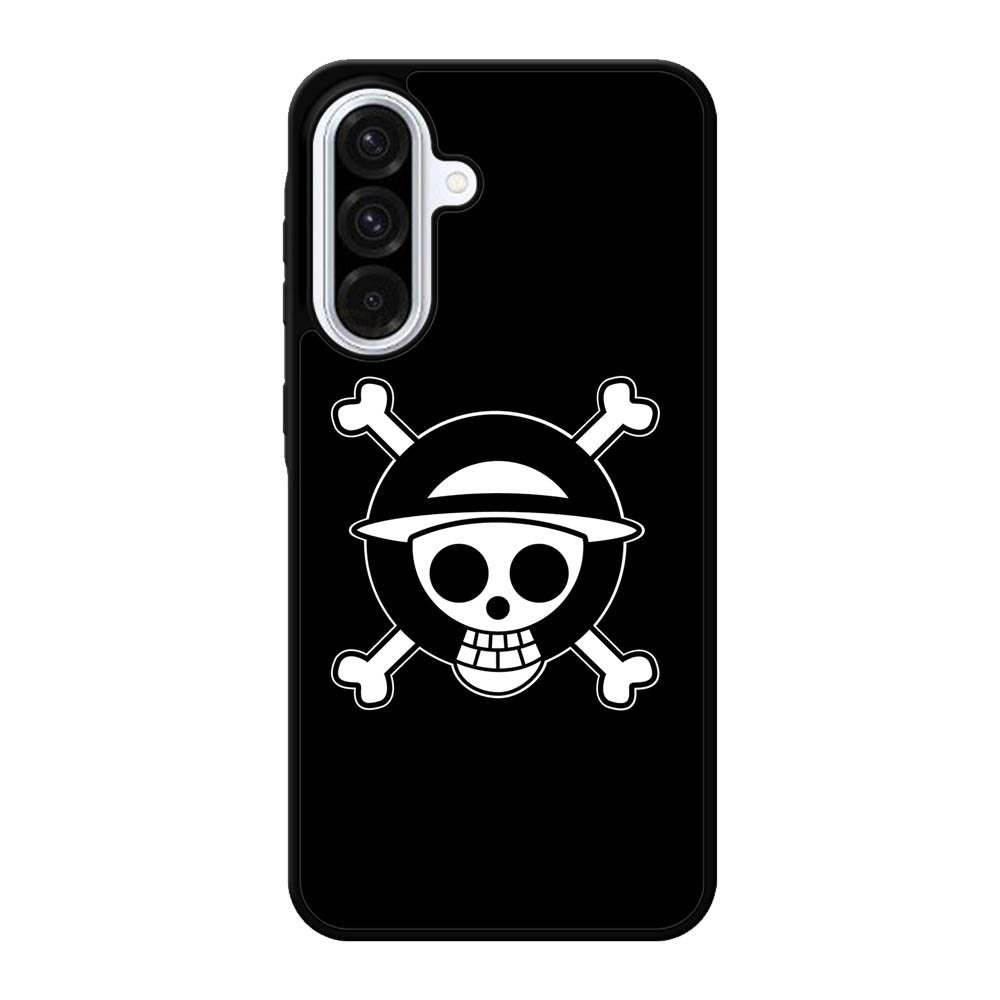 One Piece Logo Black Samsung Galaxy A56 Case DC0583
