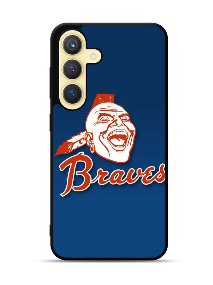 Atlanta Braves Baseball Samsung Galaxy S24 Plus 5G , Samsung Galaxy S24+ 5G Case