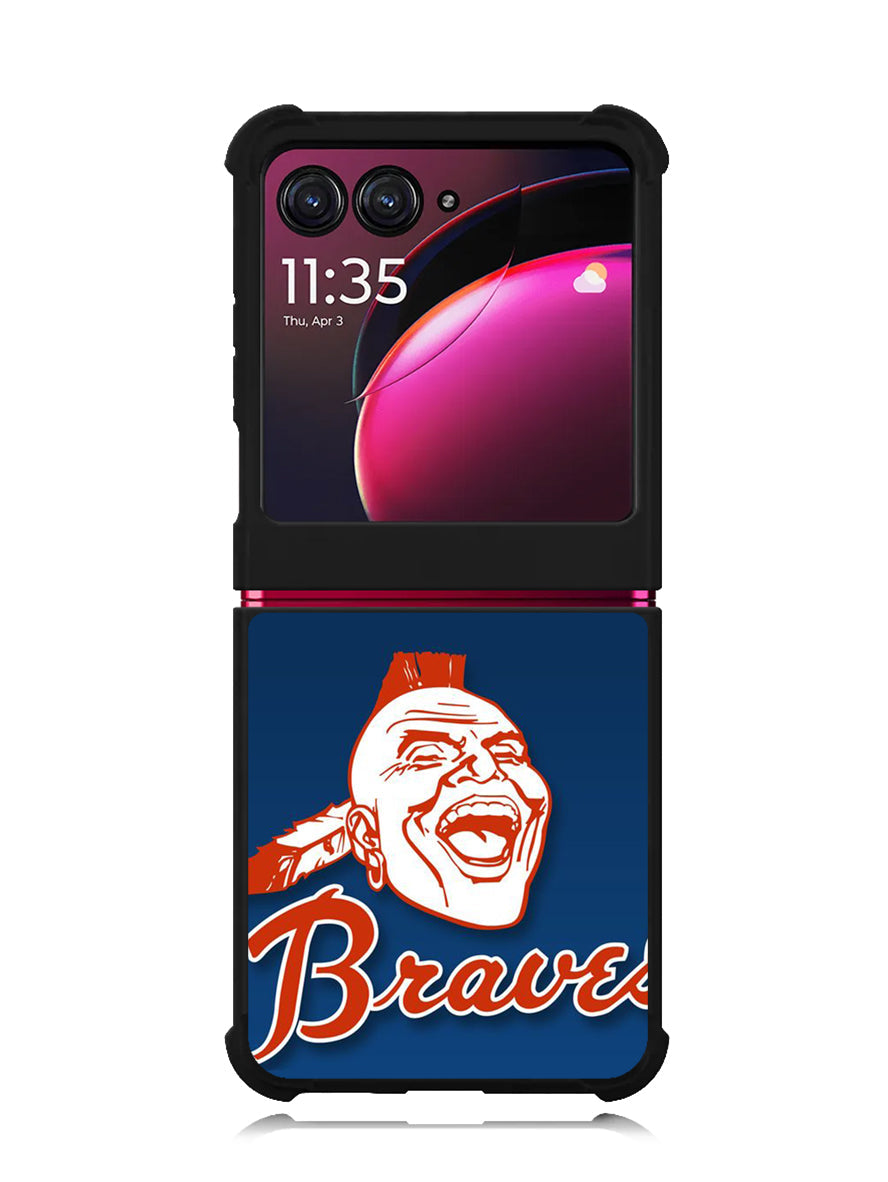 Atlanta Braves Baseball Motorola Moto Razr Plus 2023 , Moto Razr+ 2023 Case