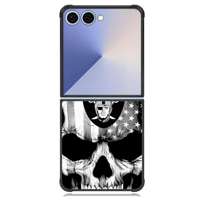 Skull Oakland Raiders Samsung Galaxy Z Flip 7 Case DC1676