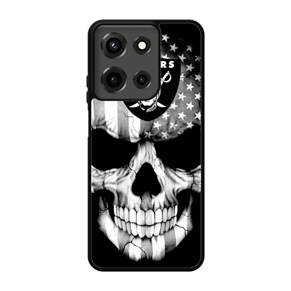 Skull Oakland Raiders Motorola Moto G 5G 2025 Case DC8304