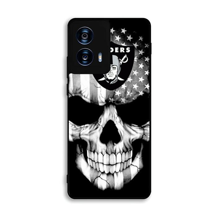 Skull Oakland Raiders Motorola Moto G Power 5G 2024 Case DC0014