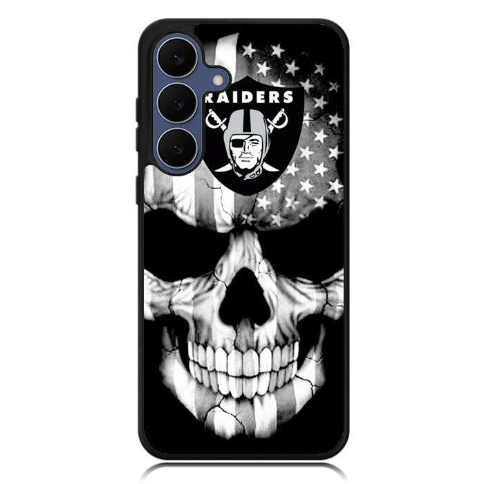 Skull Oakland Raiders Samsung Galaxy S25 Case DC1676