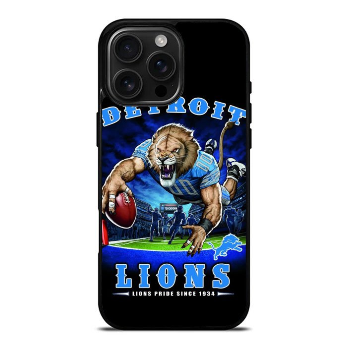Detroit Lions Pride Since 1934 iPhone 16 Pro Max Case DC0508