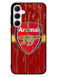 Arsenal Logo In The Wood Samsung Galaxy A55 5G Case