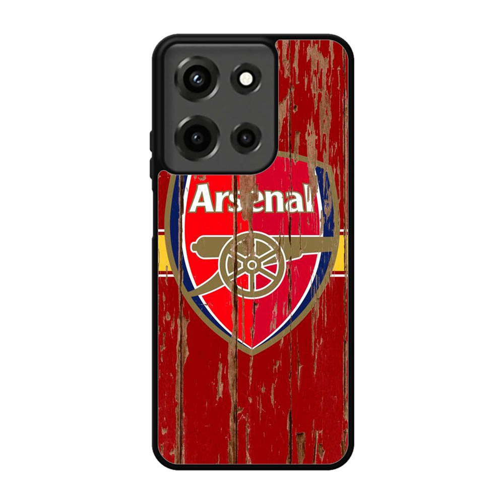 Arsenal Logo In The Wood Motorola Moto G 5G 2025 Case DC4329