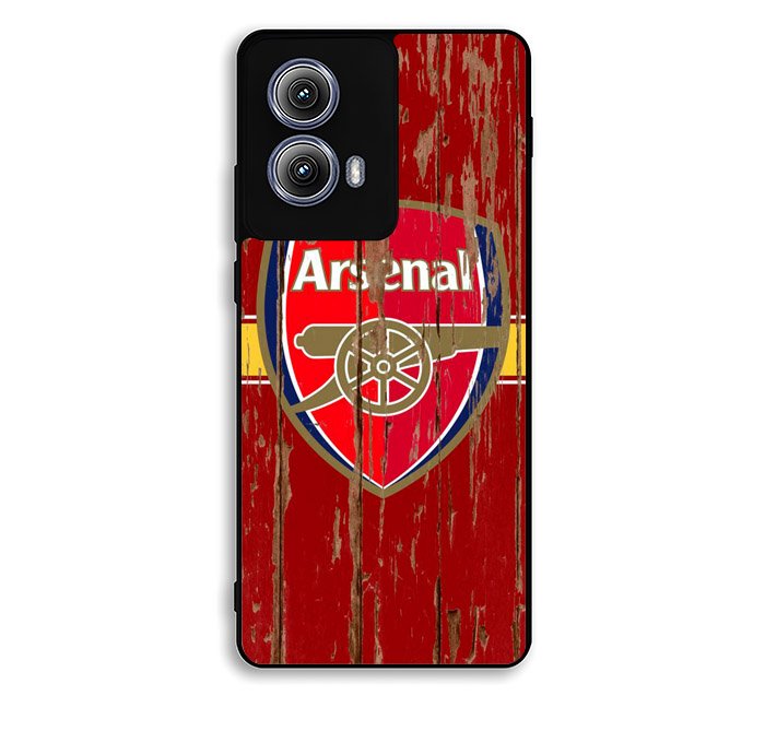 Arsenal Logo In The Wood Motorola Moto Edge 2024 Case DC4329
