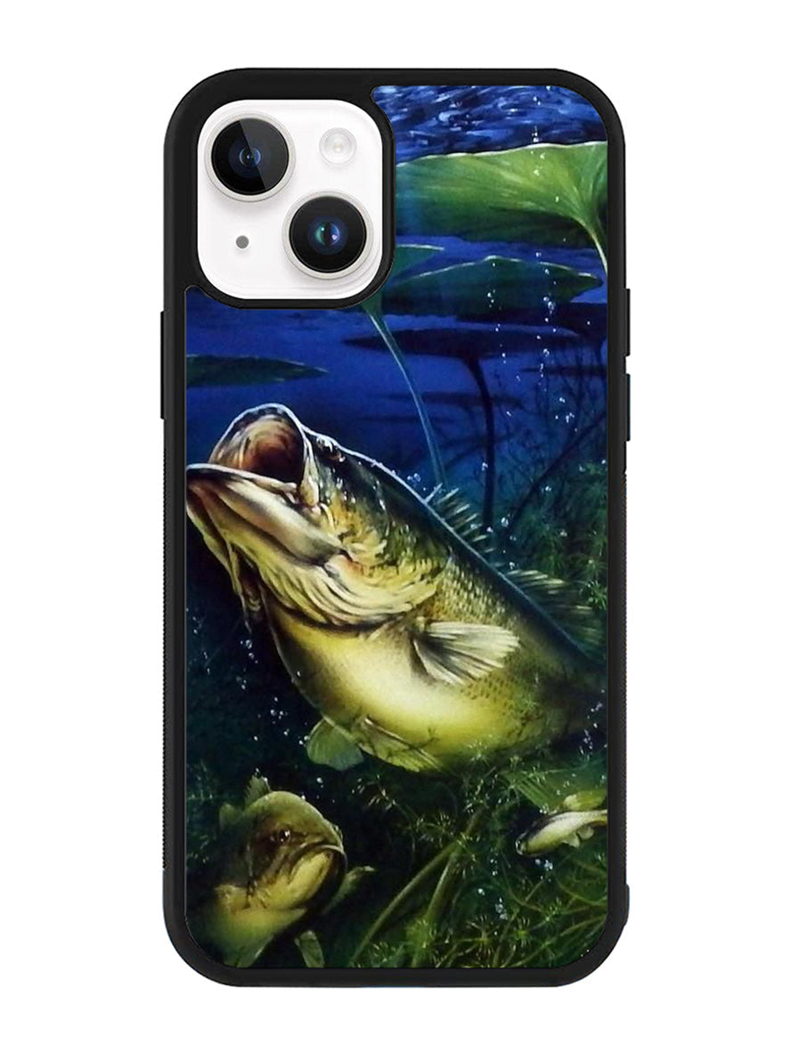 Bass Fishing Largemouth Fish iPhone 15 Case BLN4079