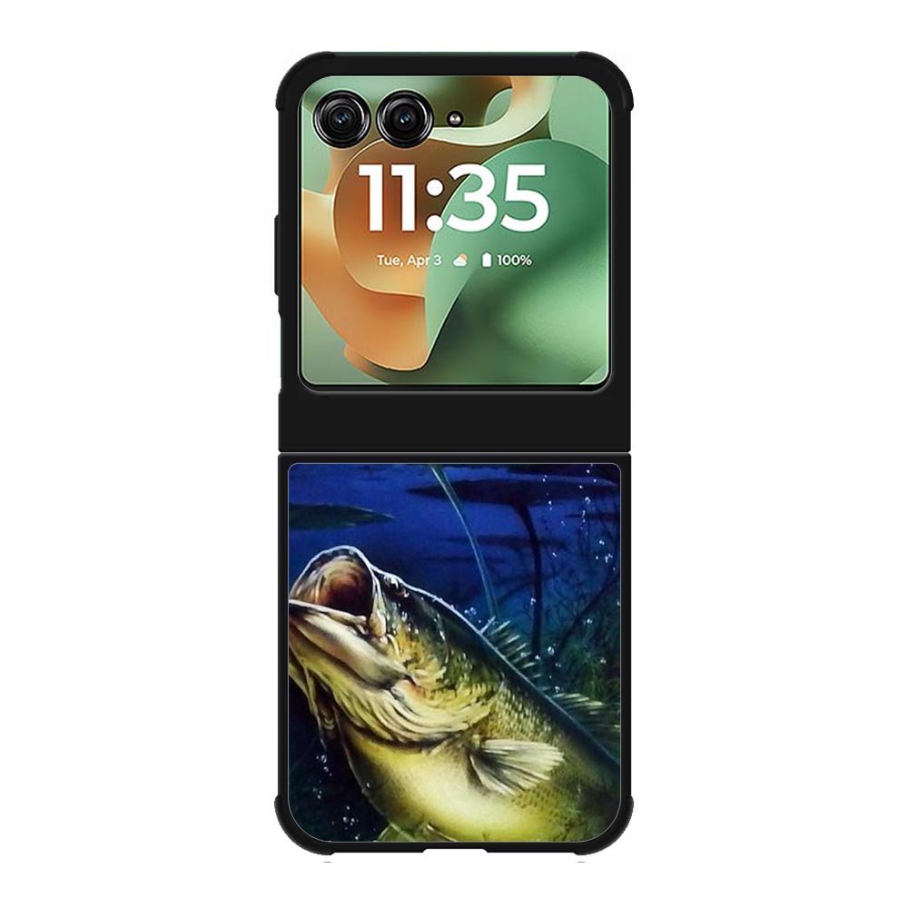 Bass Fishing Largemouth Fish Motorola Moto RAZR 2025 Case