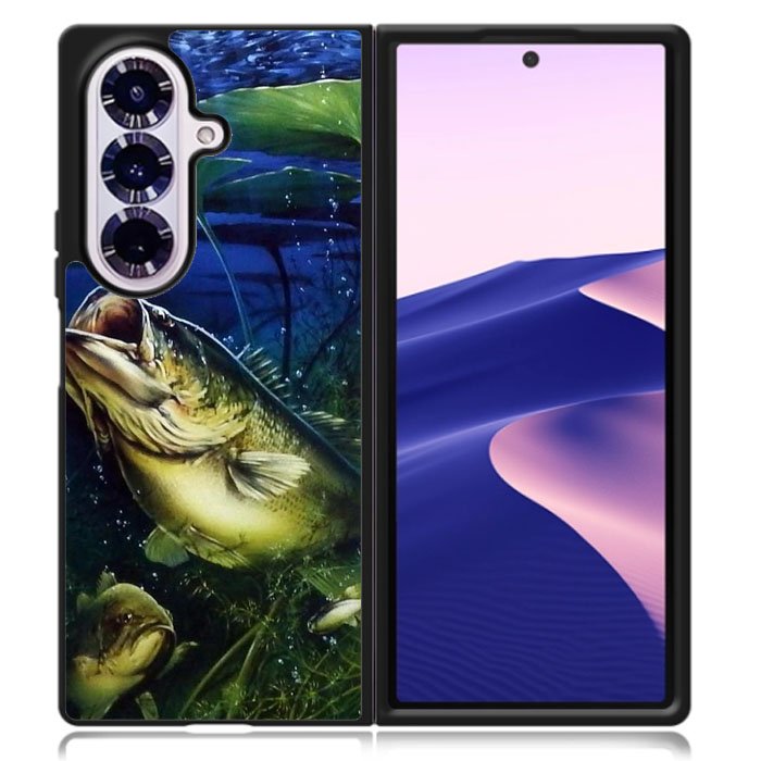 Bass Fishing Largemouth Fish Samsung Galaxy Z Fold 7 Case DC0149