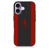 Ferrari Red Logo iPhone 16 Case DC0636