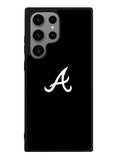Atlanta braves logo black Samsung Galaxy S23 Ultra 5G Case