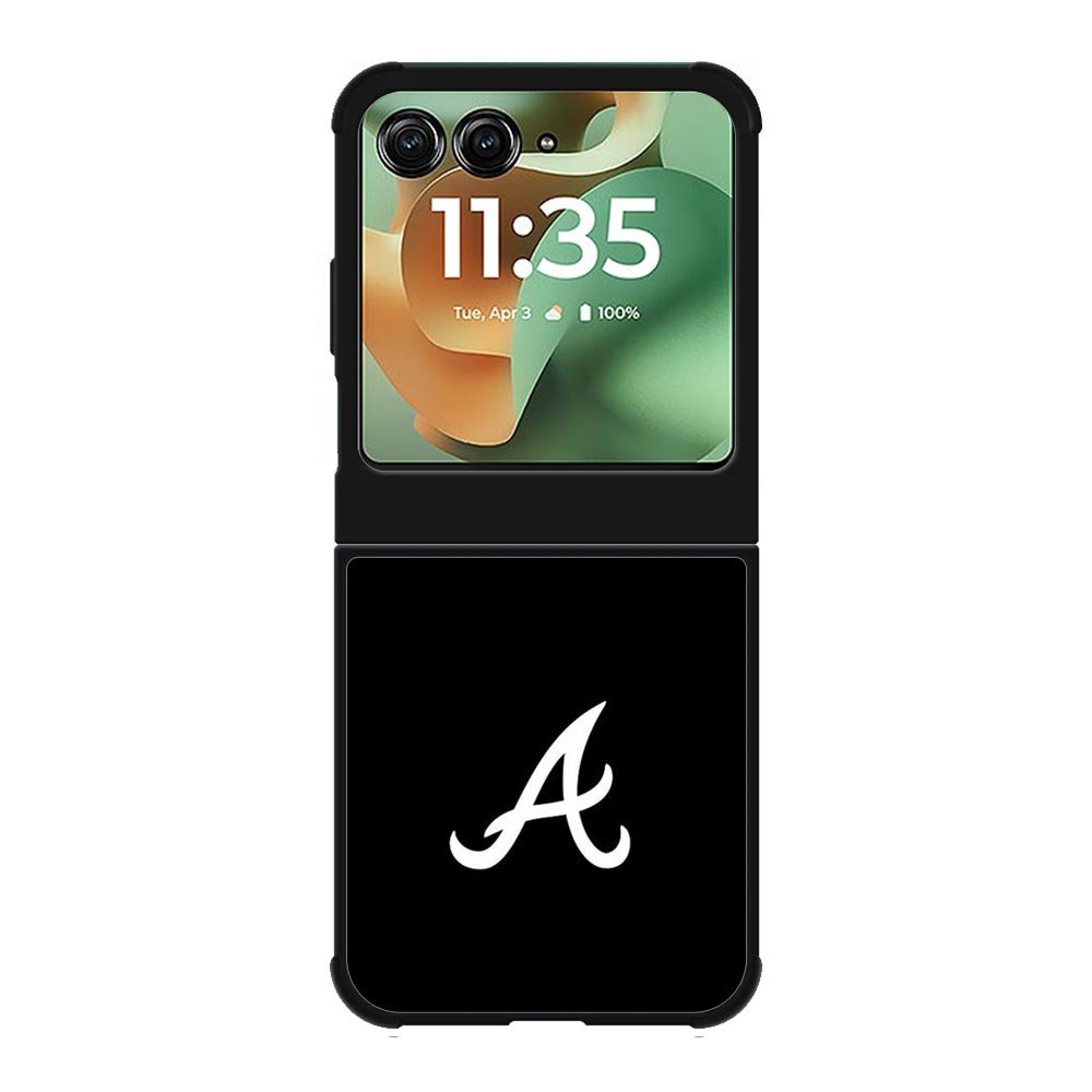Atlanta braves logo black Motorola Moto RAZR 2025 Case