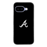 Atlanta braves logo black Google Pixel 10A Case
