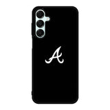 Atlanta braves logo black Samsung Galaxy A16 Case DC5246
