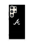 Atlanta braves logo black Samsung Galaxy S24 Ultra 5G Case