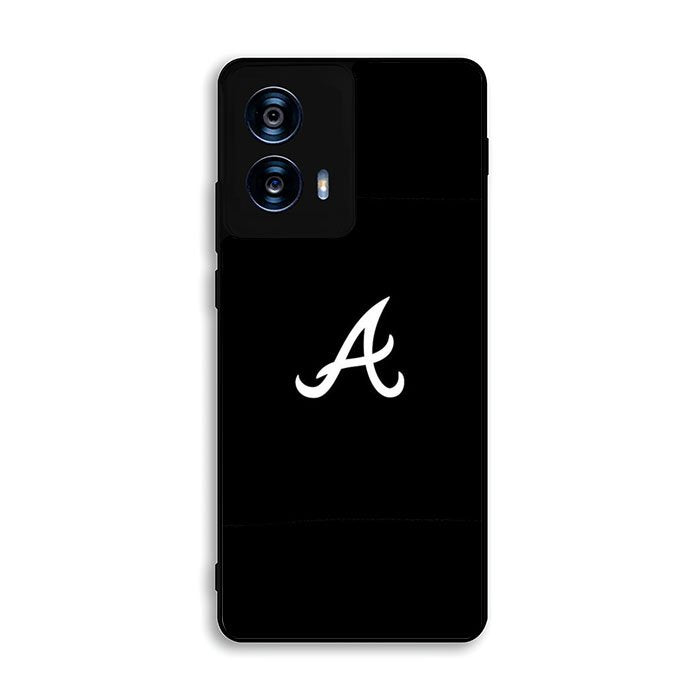 Atlanta braves logo black Motorola Moto G Power 5G 2024 Case DC6740