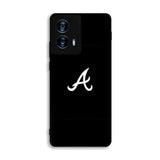 Atlanta braves logo black Motorola Moto G Power 5G 2024 Case DC6740
