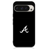 Atlanta braves logo black Google Pixel 9 Pro XL Case