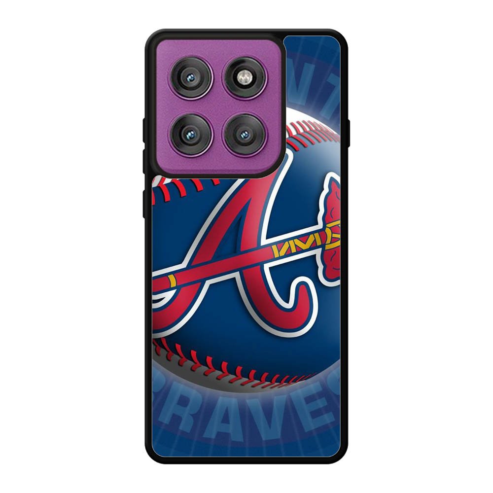 atlanta braves new logo Motorola Moto Edge 60 Pro Case