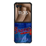 Atlanta braves wallpaper Motorola Moto RAZR Plus 2025 Case