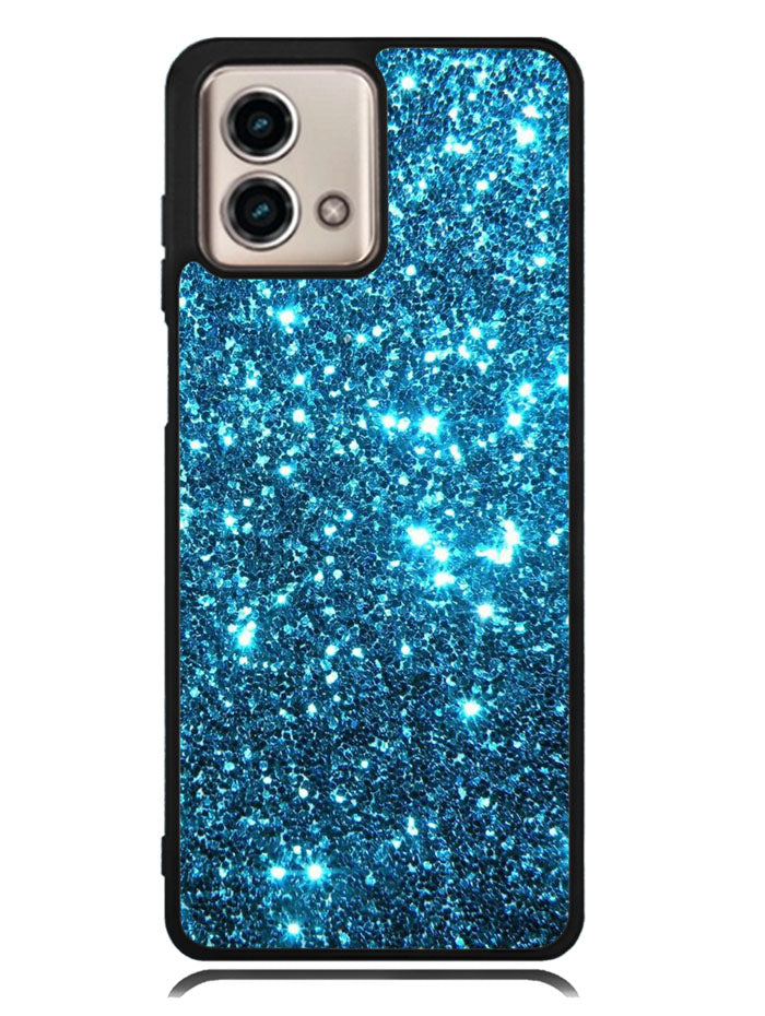 Blue bling sparkling sparkles Motorola Moto G Stylus 5G 2023 Case