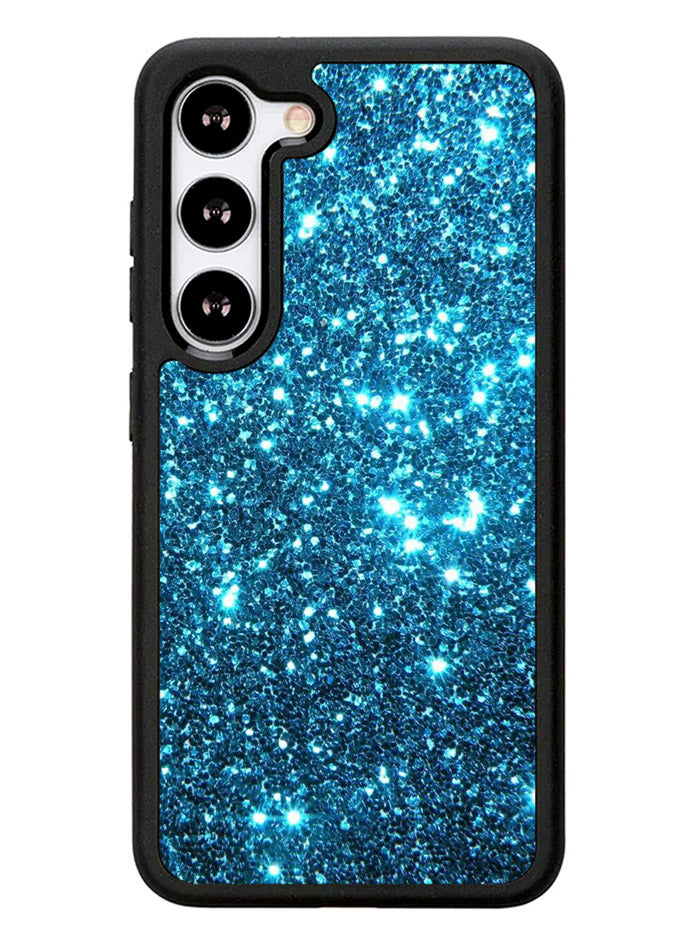 Blue bling sparkling sparkles Samsung Galaxy S23 Plus 5G / Samsung Galaxy S23+ 5G Case