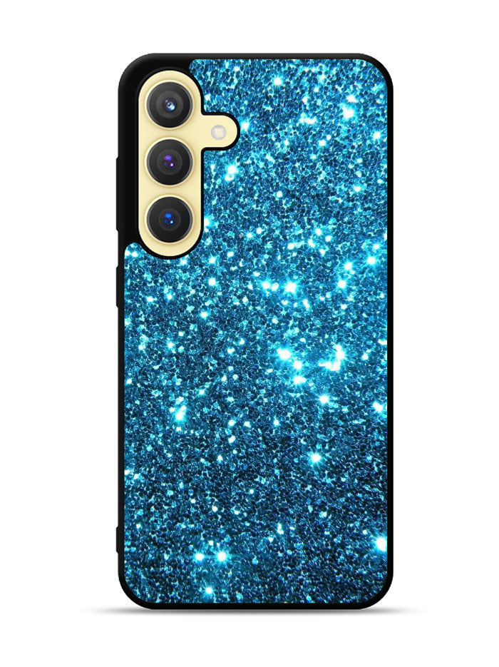Blue bling sparkling sparkles Samsung Galaxy S24 Plus 5G , Samsung Galaxy S24+ 5G Case