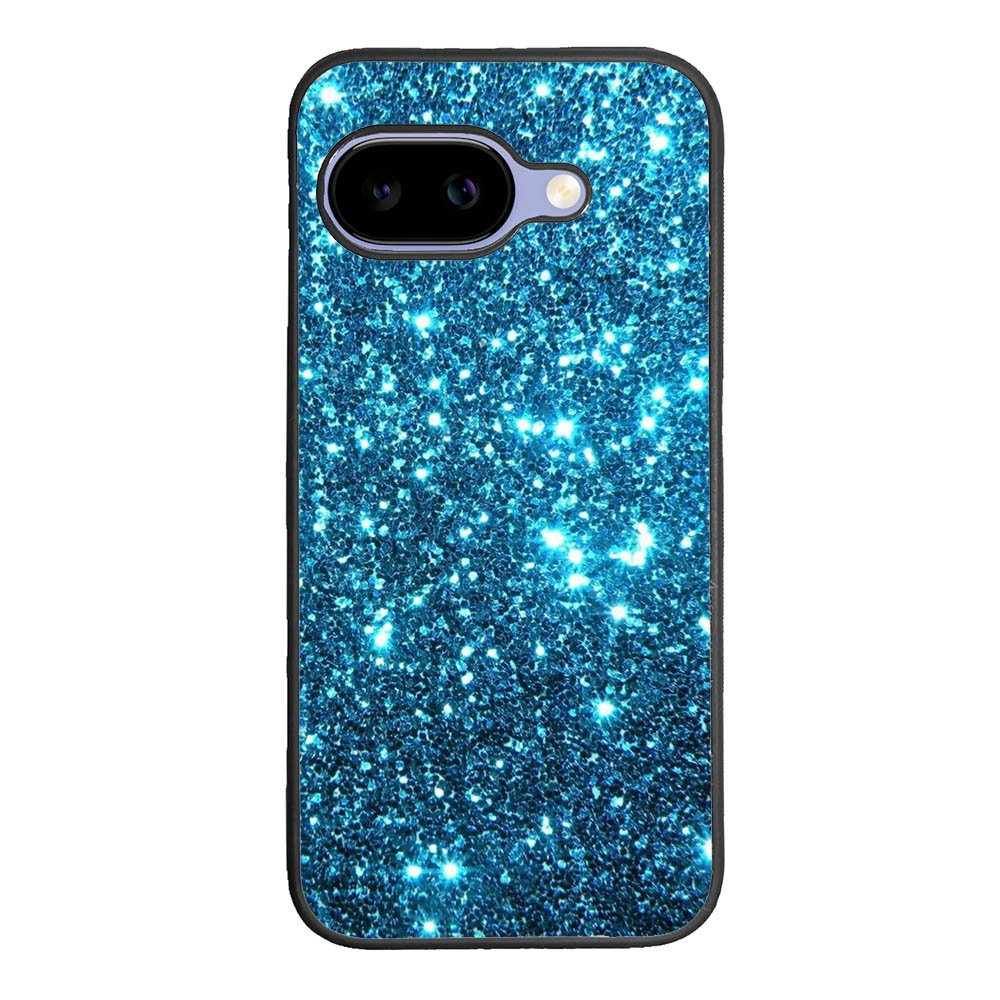 Blue bling sparkling sparkles Google Pixel 10A Case