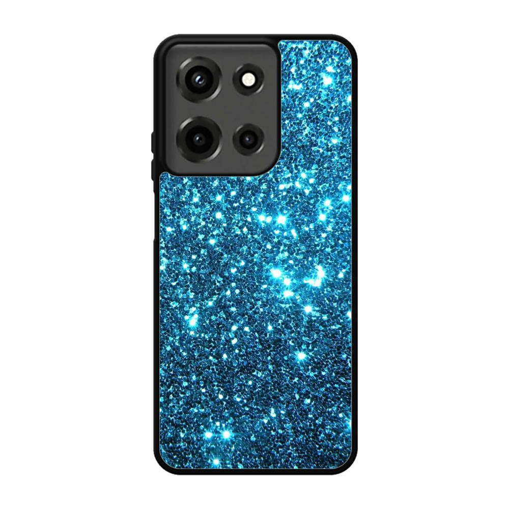 Blue bling sparkling sparkles Motorola Moto G 5G 2025 Case DC0503