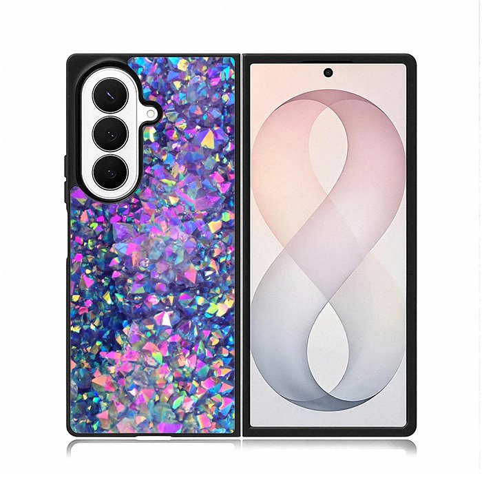 Diamond Stone and Glitter Samsung Galaxy Z Fold 8 Ultra Case