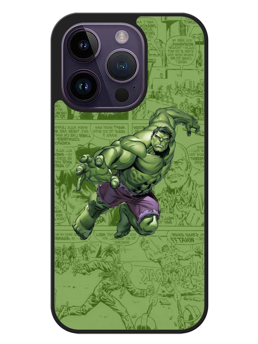 Hulk Comic iPhone 14 Pro Max Case