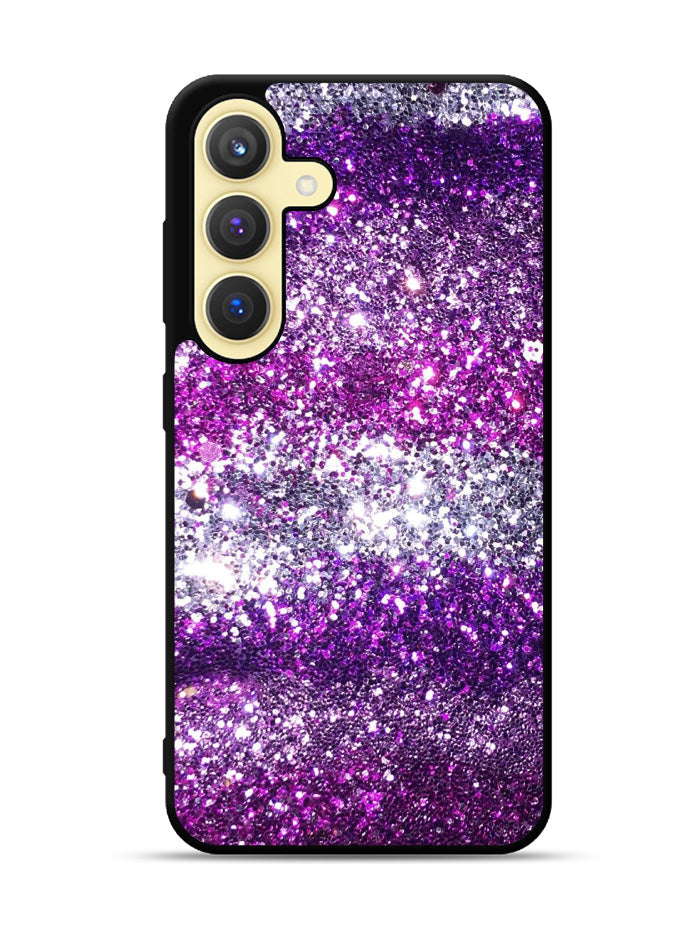 Pink Purple Silver Bling Sparkling Sparkles Samsung Galaxy S25 Plus 5G , Samsung Galaxy S25+ 5G Case