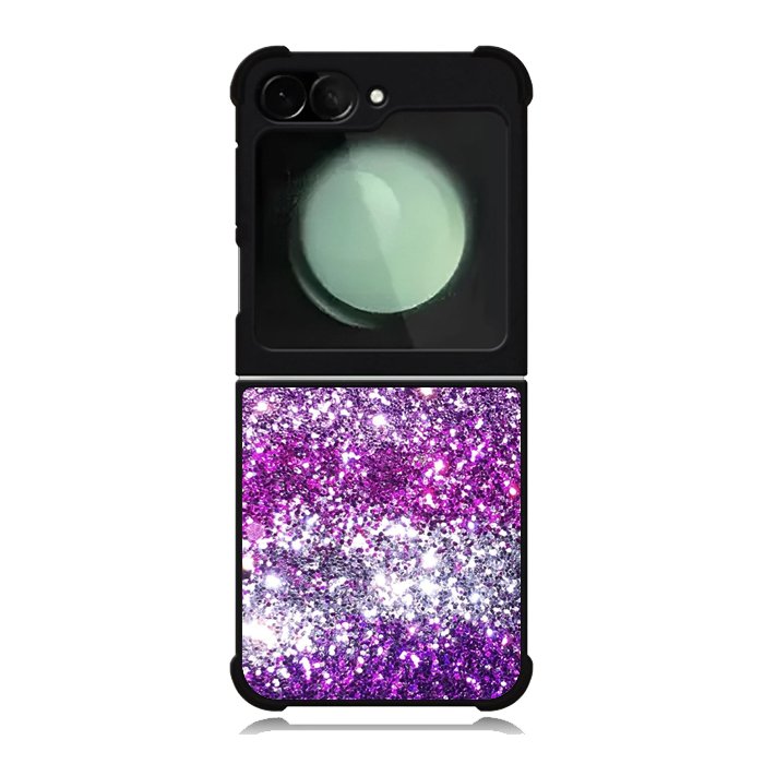 Pink Purple Silver Bling Sparkling Sparkles Samsung Galaxy Z Flip 6 Case