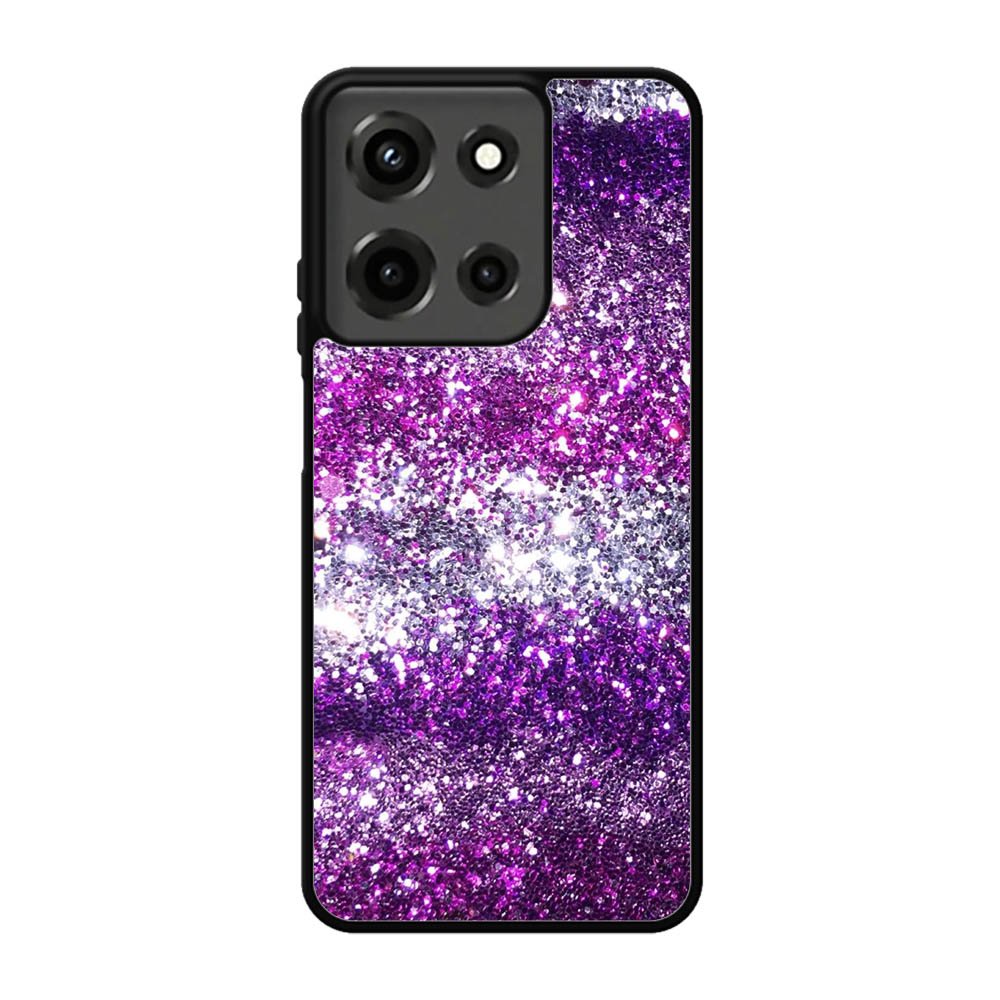 Pink Purple Silver Bling Sparkling Sparkles Motorola Moto G 5G 2025 Case DC2540