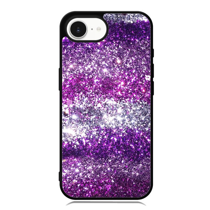 Pink Purple Silver Bling Sparkling Sparkles iPhone 16e Case DC1437