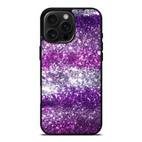 Pink Purple Silver Bling Sparkling Sparkles iPhone 16 Pro Case DC1437