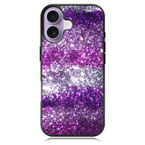 Pink Purple Silver Bling Sparkling Sparkles iPhone 16 Plus Case DC1437