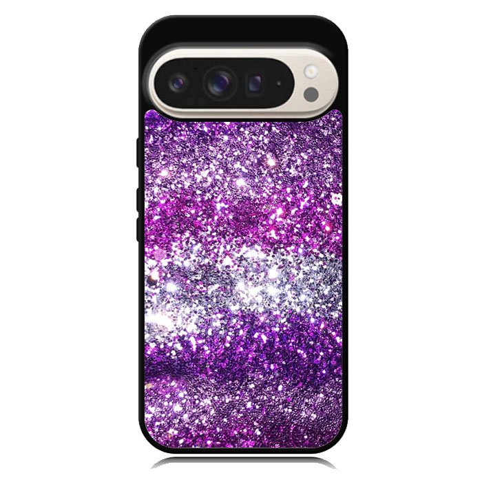 Pink Purple Silver Bling Sparkling Sparkles Google Pixel 10 Pro XL Case DC1437