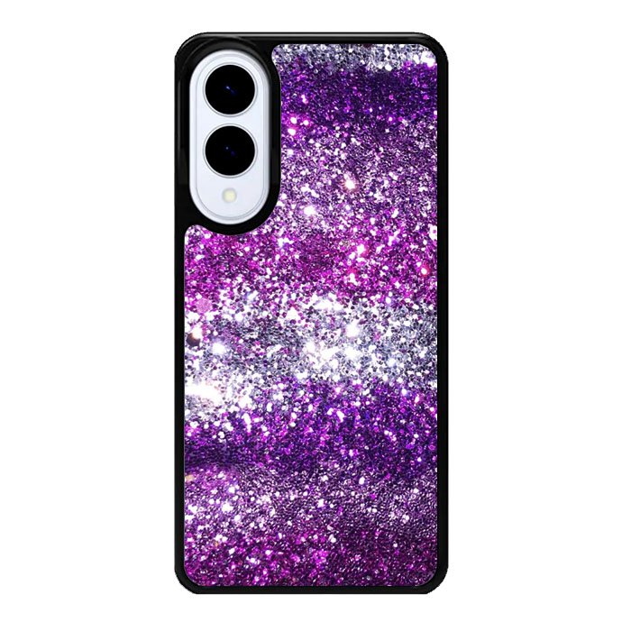 Pink Purple Silver Bling Sparkling Sparkles Samsung Galaxy S25 Edge DC1437