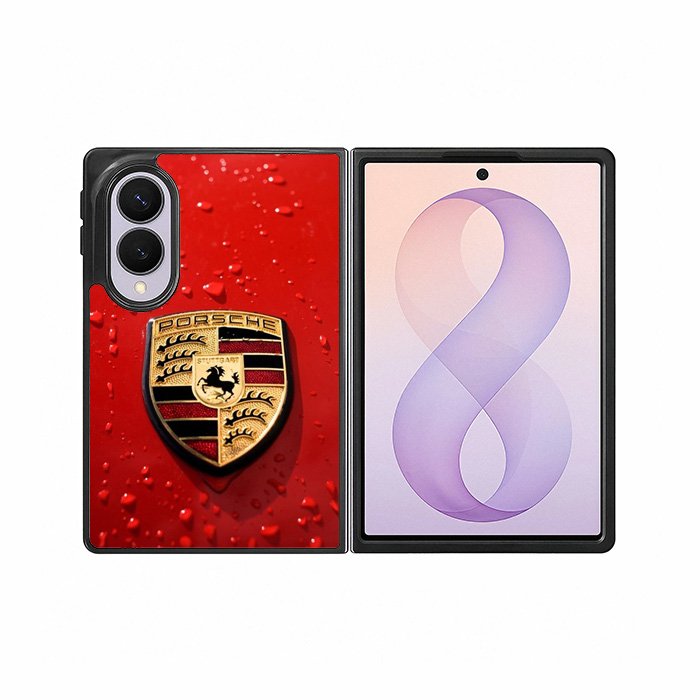 Porsche Logo Automobil Holding Se Samsung Galaxy Z Fold 8 Case DC1504
