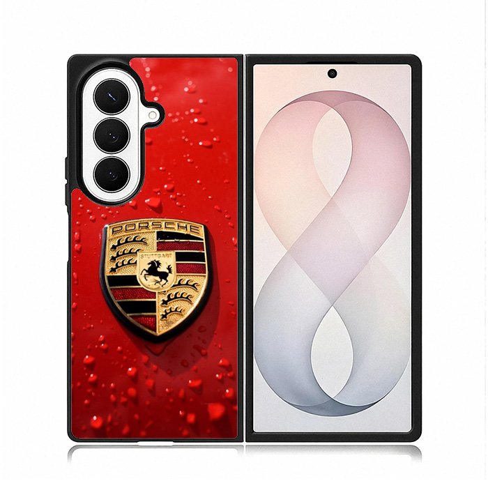 Porsche Logo Automobil Holding Se Samsung Galaxy Z Fold 8 Ultra Case DC1504