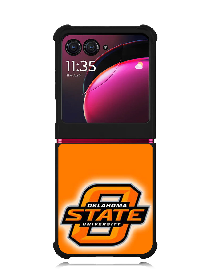 Oklahoma State University Motorola Moto Razr Plus 2023 , Moto Razr+ 2023 Case