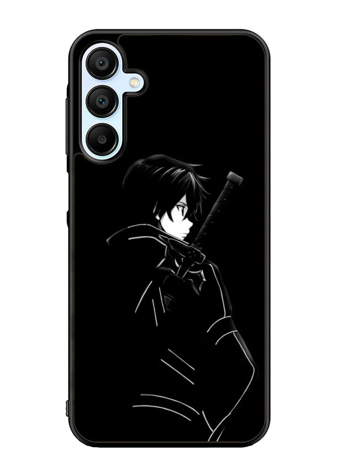 Sword Art Online Kirito Silouete Anime Lovers Samsung Galaxy A15 5G Case