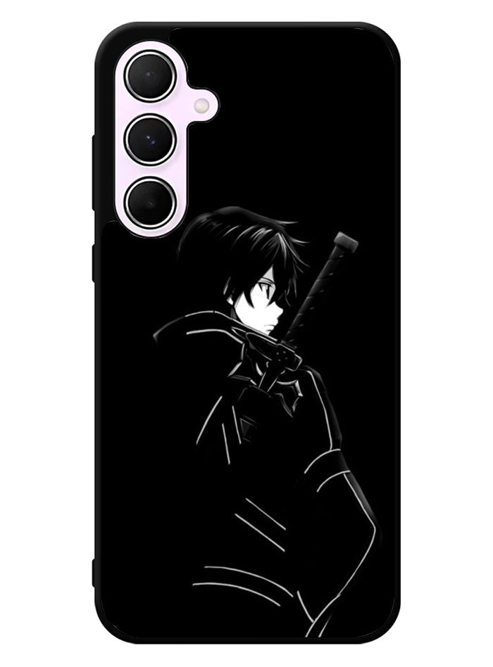Sword Art Online Kirito Silouete Anime Lovers Samsung Galaxy A55 5G Case